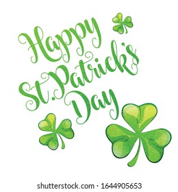 Saint Patricks day background. Simple banner for the site, shop, magazine promotions. Banner with place for text.