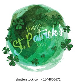 Saint Patricks day background. Simple banner for the site, shop, magazine promotions. Banner with place for text.