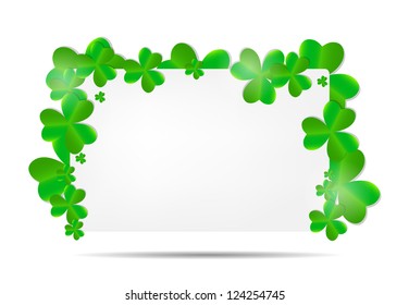 Saint Patrick`s day background vector illustration