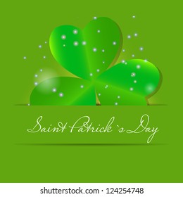 Saint Patrick`s day background vector illustration