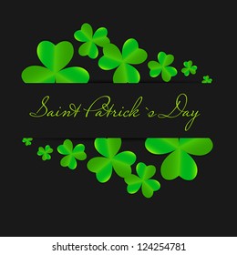 Saint Patrick`s day background vector illustration