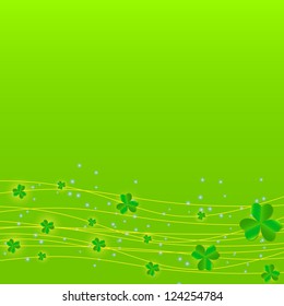 Saint Patrick`s day background vector illustration