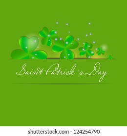 Saint Patrick`s day background vector illustration