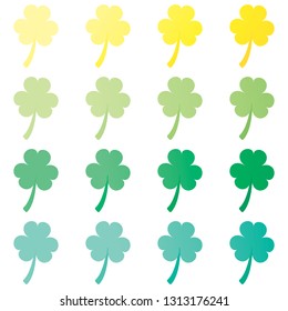 Saint patrick's day background. Vector floral design card. 