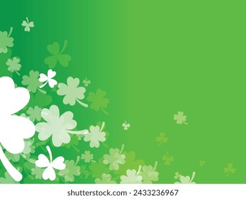 Saint Patrick's Day background vector, wallpaper, poster illustration