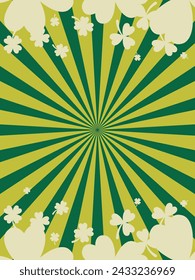 Saint Patrick's Day background vector, wallpaper, poster illustration