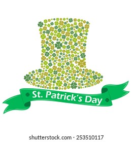 Saint Patrick's Day background in vector