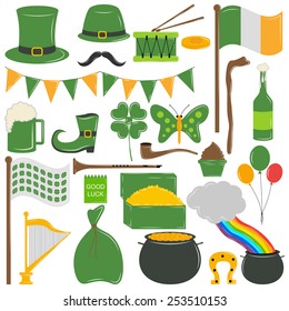 Saint Patrick's Day background in vector