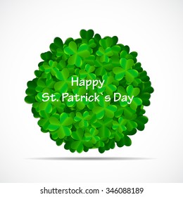 Saint Patrick`s Day Background Vector Illustration EPS10