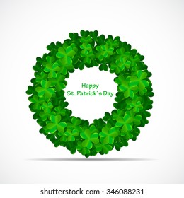 Saint Patrick`s Day Background Vector Illustration EPS10
