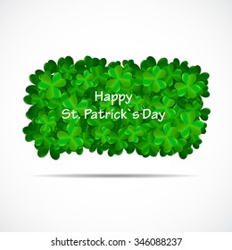Saint Patrick`s Day Background Vector Illustration EPS10