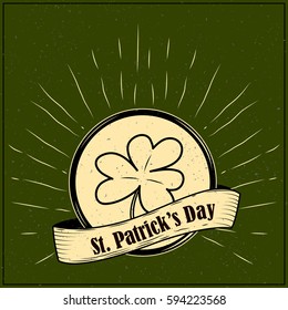 Saint Patrick's Day background in vector