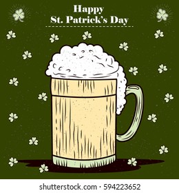 Saint Patrick's Day background in vector