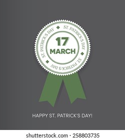 Saint Patrick's day badge