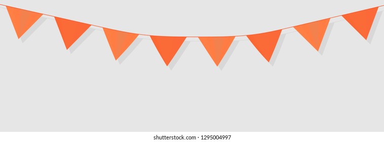 Banner am Saint Patrick's Day. Flaggenverzierungen. Für Design, Druck oder Hintergrund