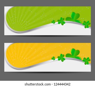 Saint Patrick`s day banner vector illustration