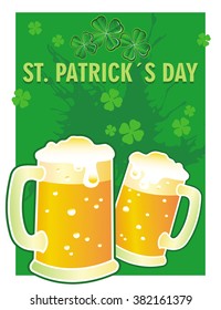 Saint Patricks Day Beer Background