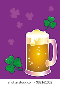 Saint Patricks Day Beer Background