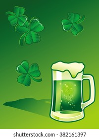 Saint Patricks Day Beer Background
