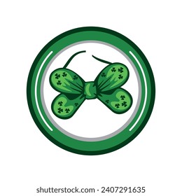 ilustración de la corbata del día de saint patricks