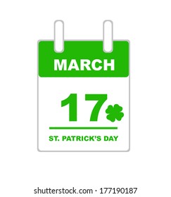 Saint Patrick's Day calendar