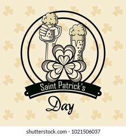 Saint patricks day card