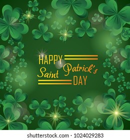 Saint patricks day card