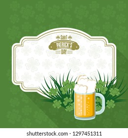 Saint patricks day card