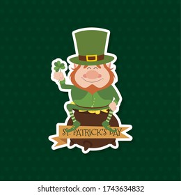 Saint patricks day card - Vector illustration design