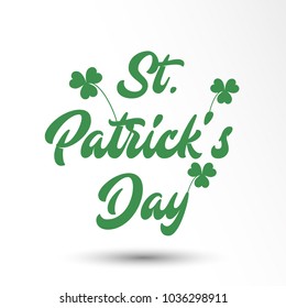 Saint Patricks Day Card,Happy St Patricks Day Vector Illustration.