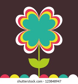 Saint Patrick's day clover background