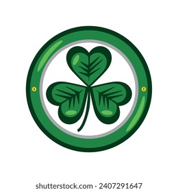 saint patricks day clover isolated