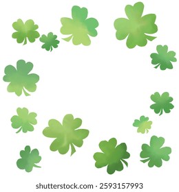 saint patricks day clover leaf icon. vector illustration design