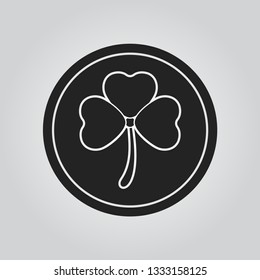 Saint Patrick's Day coins icon