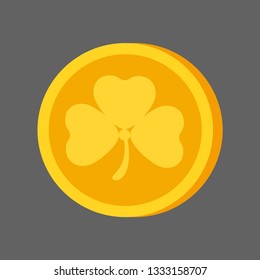 Saint Patrick's Day coins icon
