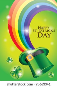 Saint Patrick's Day colorful background