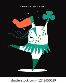 Saint Patrick's day concept illustration