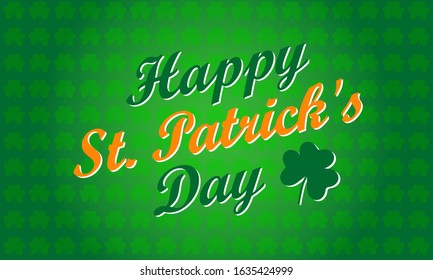 Saint Patrick's Day is a cultural and religious celebration held on 17 March. Irish holiday. Greeting, Card Poster, Web Banner Design. Vecotr EPS 10.