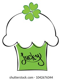 Saint Patricks Day Cupcake