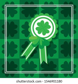 Saint Patricks day design, Ireland celebration festival irish and lucky theme Vector illustration