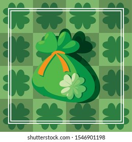 Saint Patricks day design, Ireland celebration festival irish and lucky theme Vector illustration