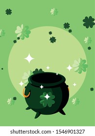 Saint Patricks day design, Ireland celebration festival irish and lucky theme Vector illustration