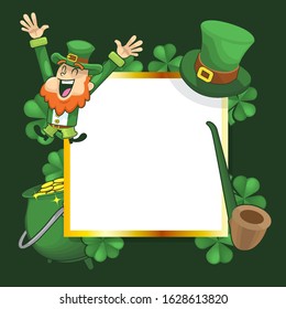 Saint Patrick's day design, Ireland celebration festival irish and lucky theme Vector illustration