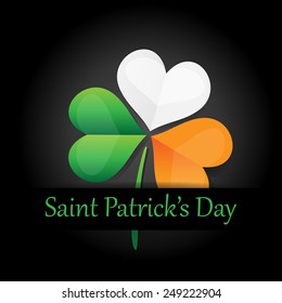 Saint Patrick's Day Design. Irish Flag