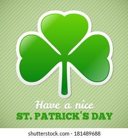 Saint Patrick's Day design - Shamrock sticker