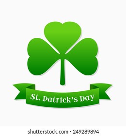 Saint Patrick's day design - Shamrock emblem
