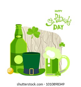 Saint Patrick's Day design. Vector illustration.