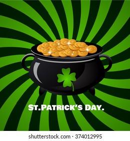 Saint Patrick's day design, vector illustration eps10 graphic