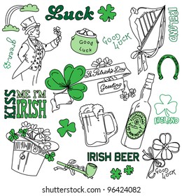 Saint Patrick's Day doodles