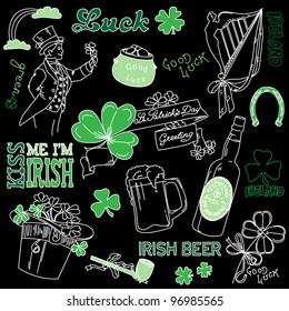 Saint Patrick's Day doodles